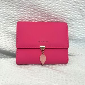 FT Funtor Pink Trifold Wallet RFID blocking